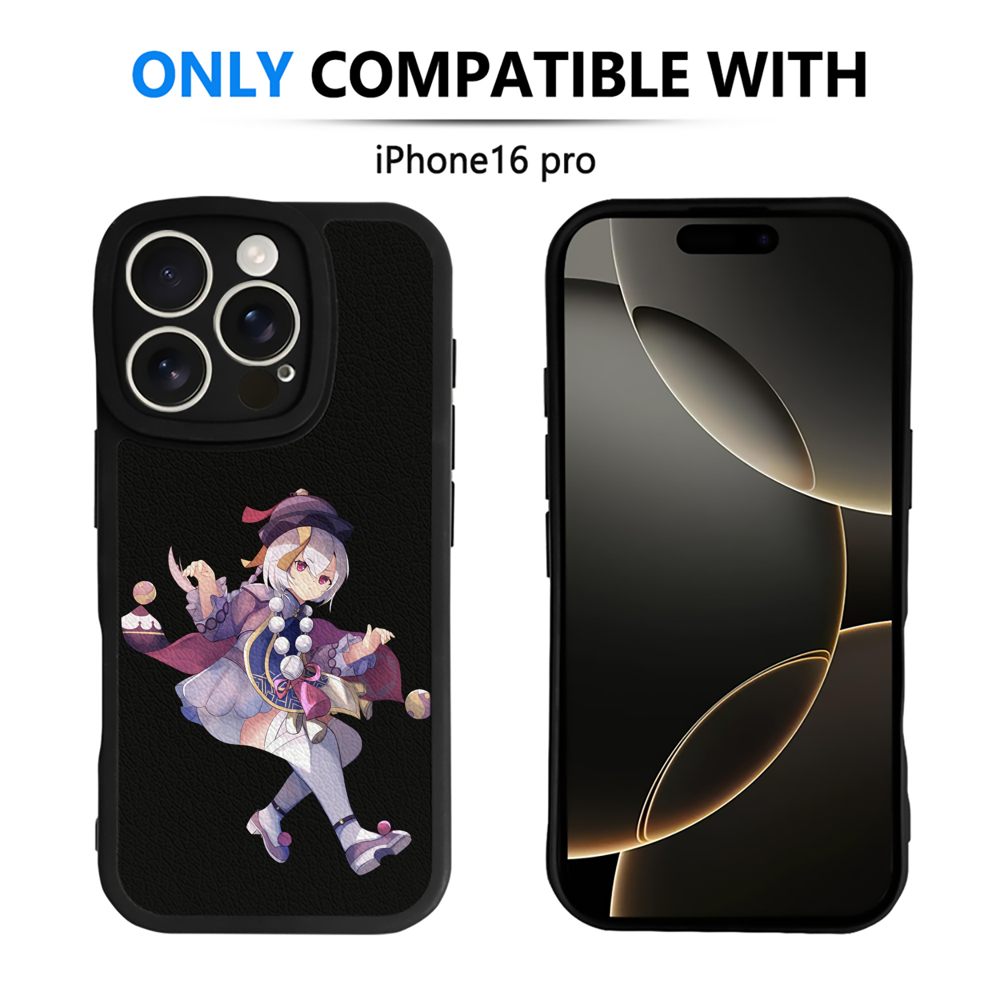げんし神 七七 なな  genshin Nana 【iPhone 16シリーズ対応】シリコンスマホケース（レザー調） 材質：シリコン